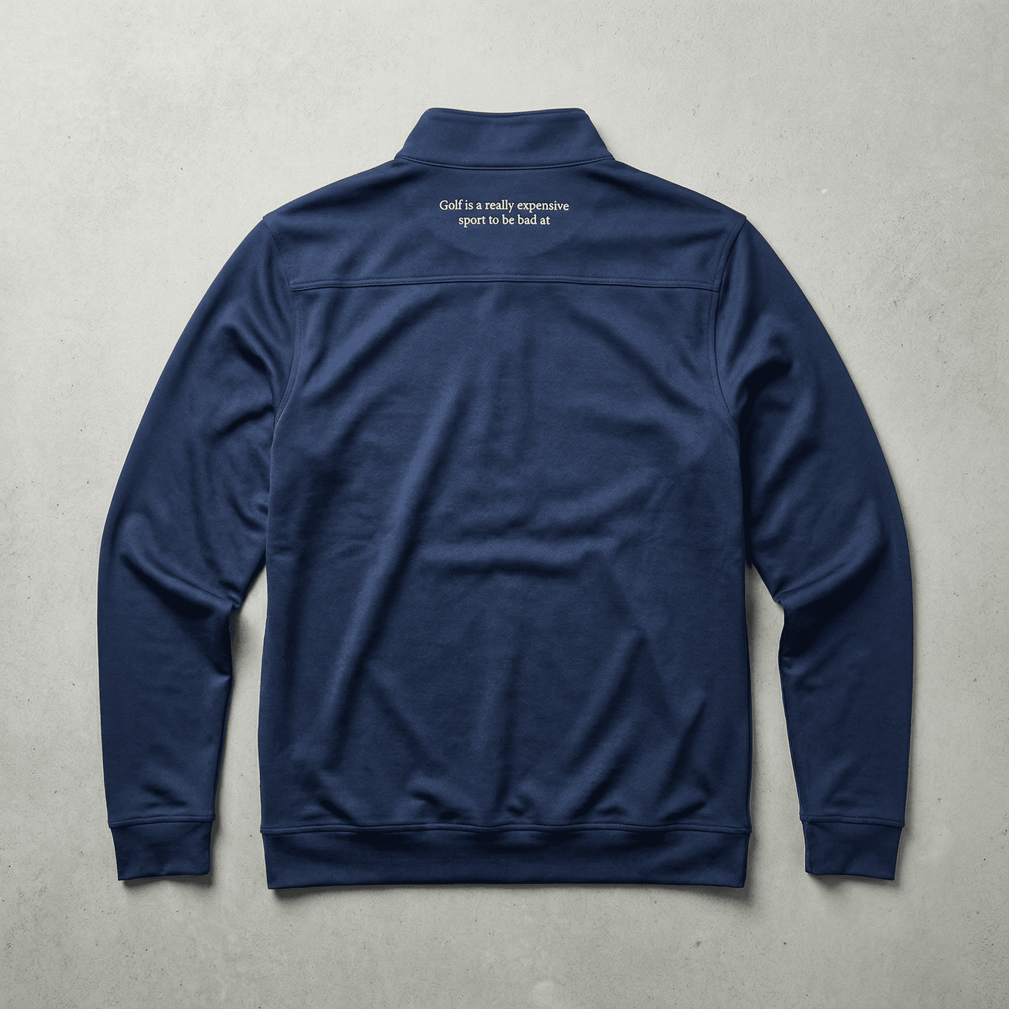 The Impostor Quarter-Zip - Navy (Back)